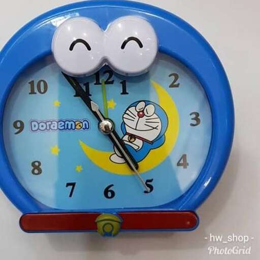 a clock with a face on it with a face on it.