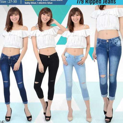 jeans for women : a high waisted top