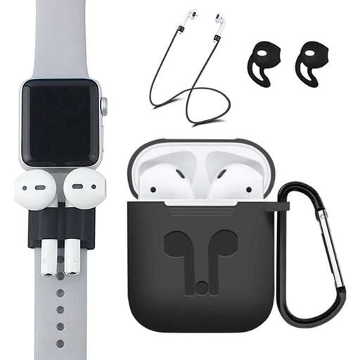 a watch that has a headphone in it.