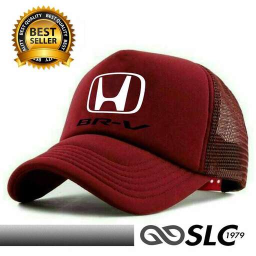 cap with the logo of a sports car