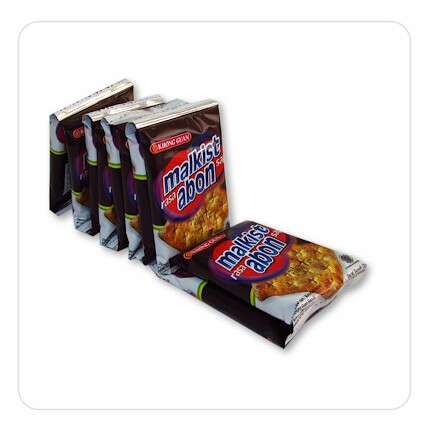 a package of food that is on a white background.