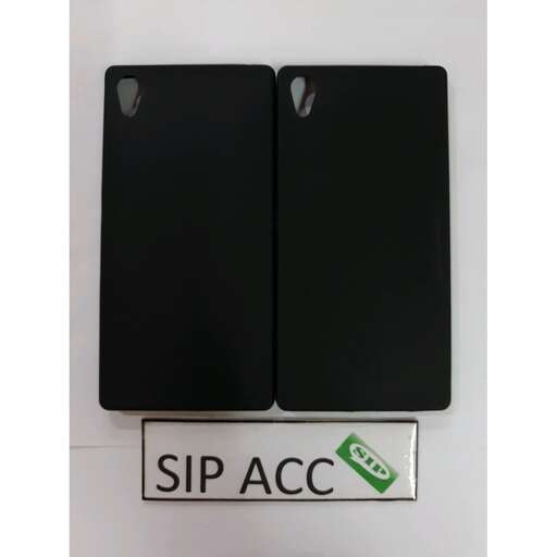 a black case with a green sticker on it.