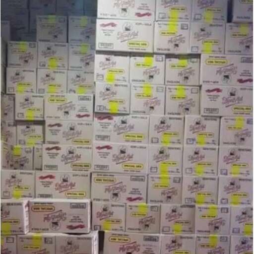 the wall of boxes