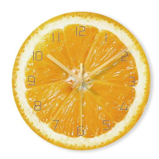 clock with hands showing the time of the day