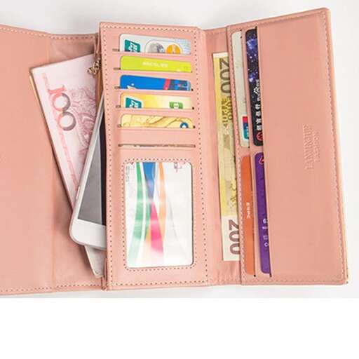 wallet with a picture of a girl's face
