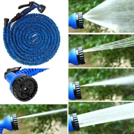 a blue and black spool of thread