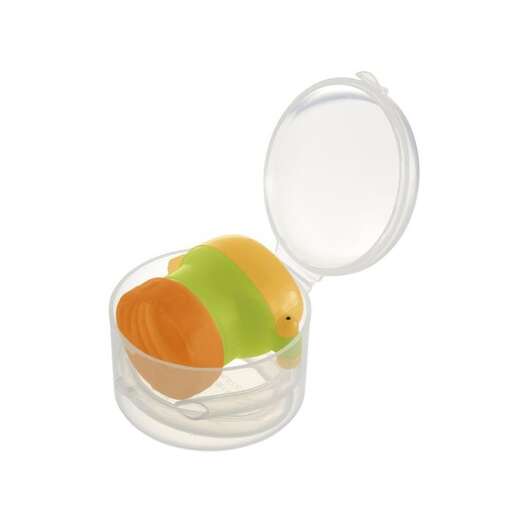 a small container of fruit.