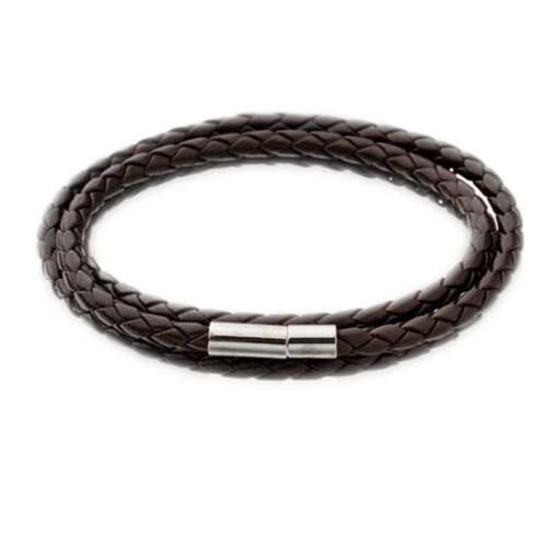 this bracelet is made of leather and is made from % handmade.