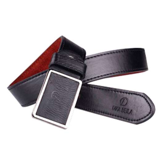 leather belt in a leather case