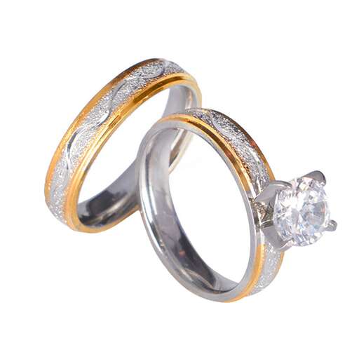 a diamond and diamond ring, by person
