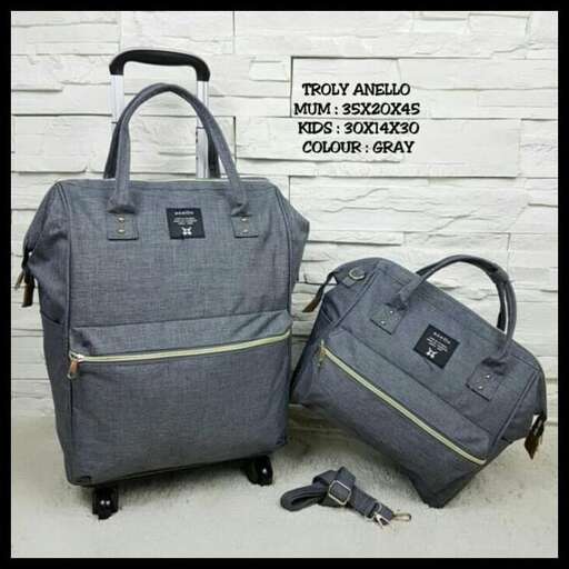 the bag is made of recycled plastic.