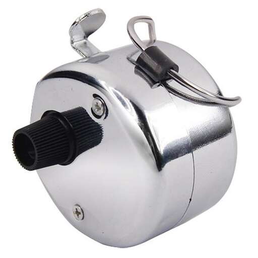 a small metal kettle with a black handle.