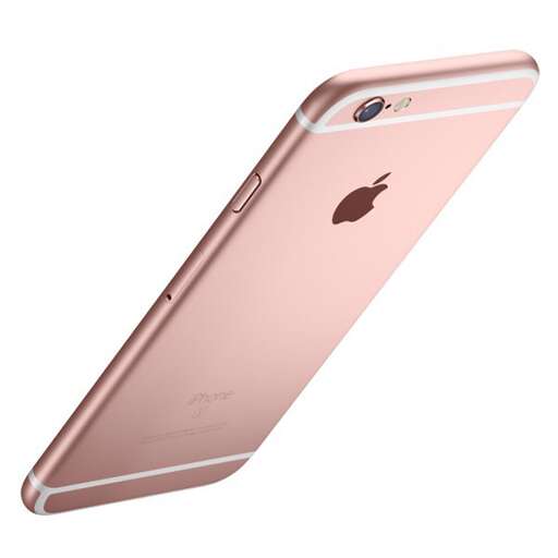 the back of the pink phone.