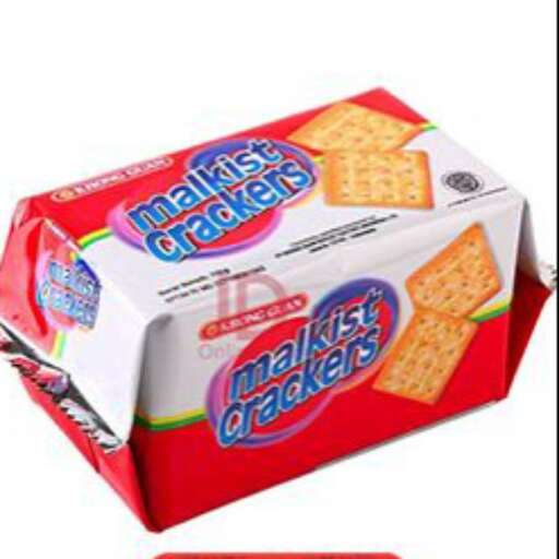 the box is a snack that's made of crackers.