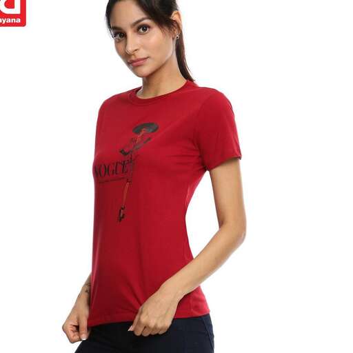 women's t - shirt in red