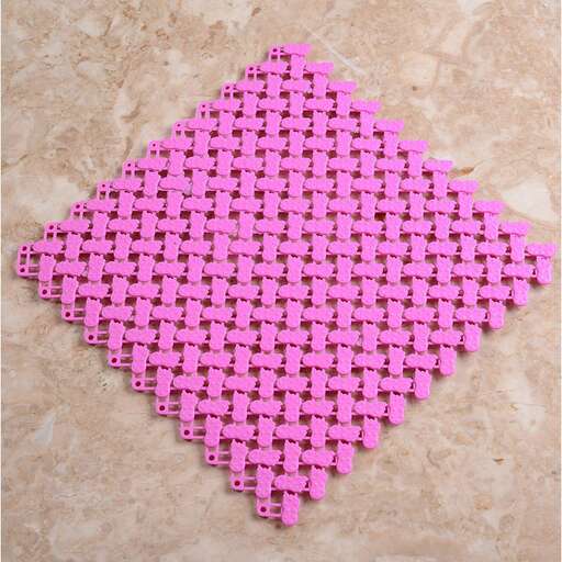 crochet in pink and white