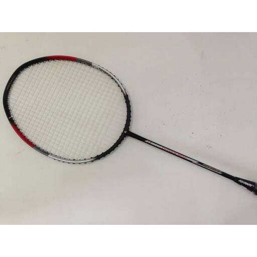 a close up of a tennis racket