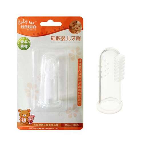 a plastic toothbrush in a plastic case.