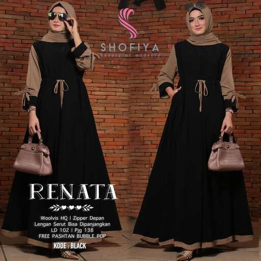 long black dress with a long neckline