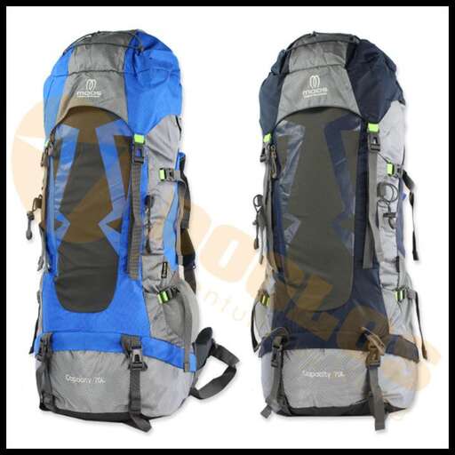 the backpack is a large, full size backpack with a large front and back.