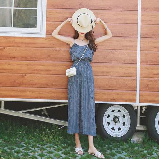 the dress is made of a vintage dress and hat.