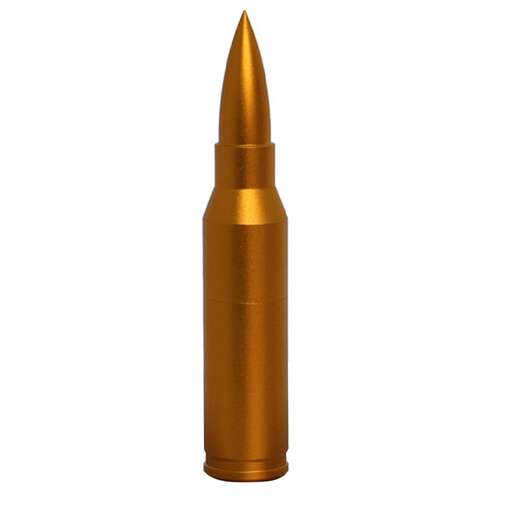 a realistic model of a bullet on a white background.