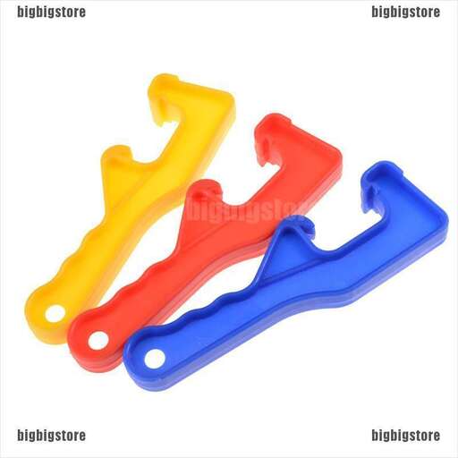 a selection of colorful plastic clippings