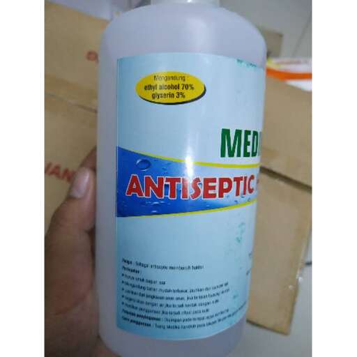 a bottle of medicine that was used to be used in the medical treatment.