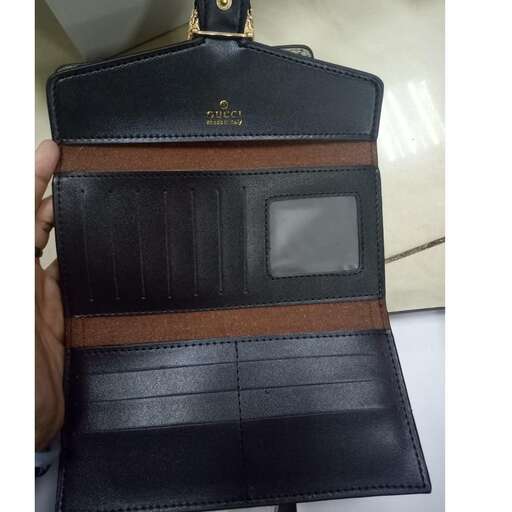 leather case with a leather strap