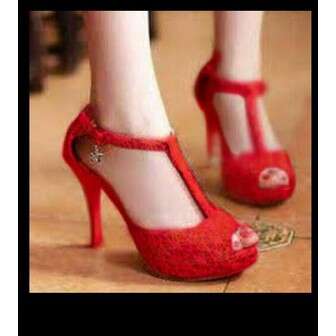 red shoes in the dark
