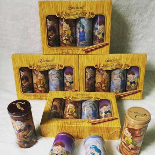 a collection of hand painted products.