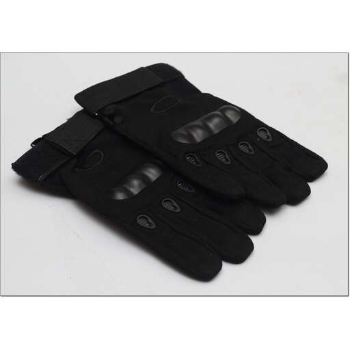 gloves in black and white