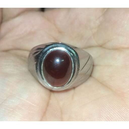 a ring made of a stone