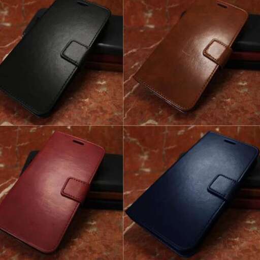 the case is made from leather.