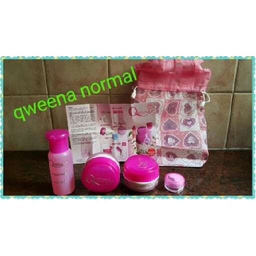 a bag of cosmetics for women