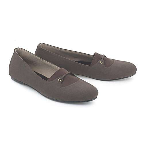 slip on shoes in brown