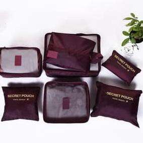 a collection of bags and other personal items.