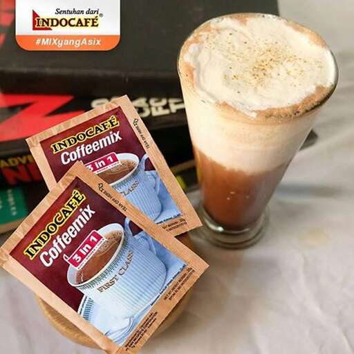 a picture of a coffee with a twist.