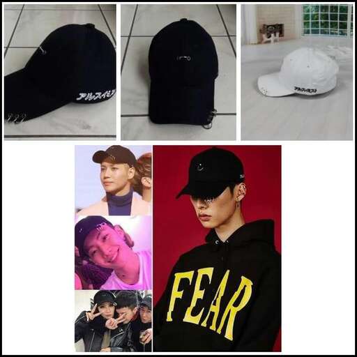 hats that are part of the collection.