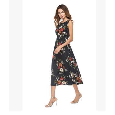 a floral print dress with a floral print