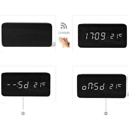 a digital clock showing the time