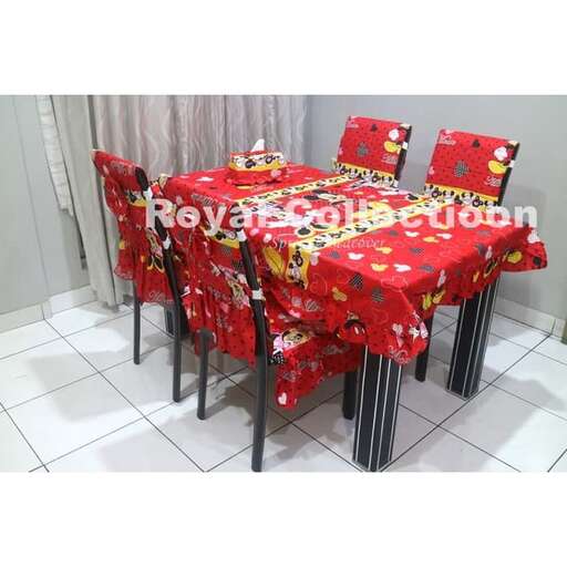 a table set for two in a room.