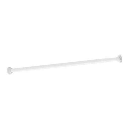 person is a long metal bar with a white handle.
