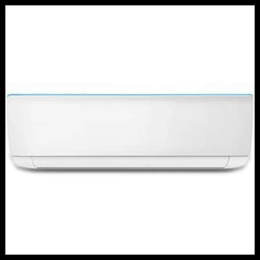 a white rectangular box with a blue glass top.