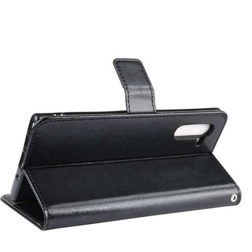 the bag is made of leather.