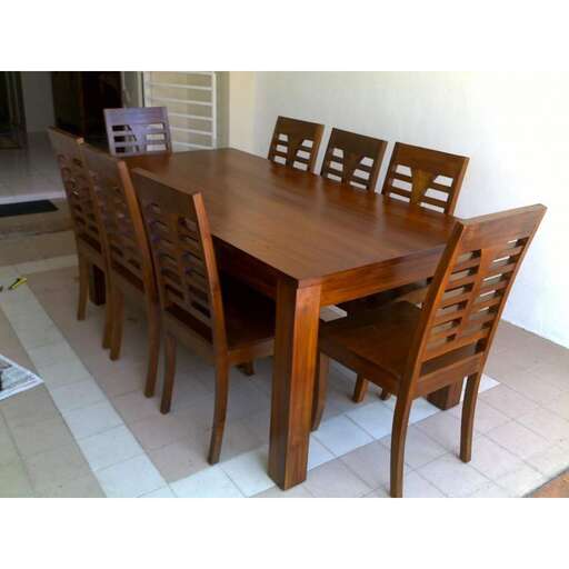 dining table with chairs and a table