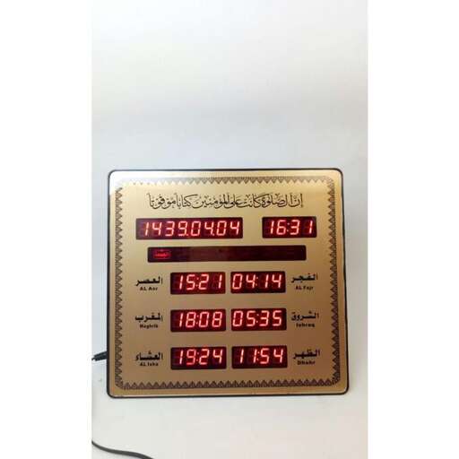 a digital clock with numbers on it.