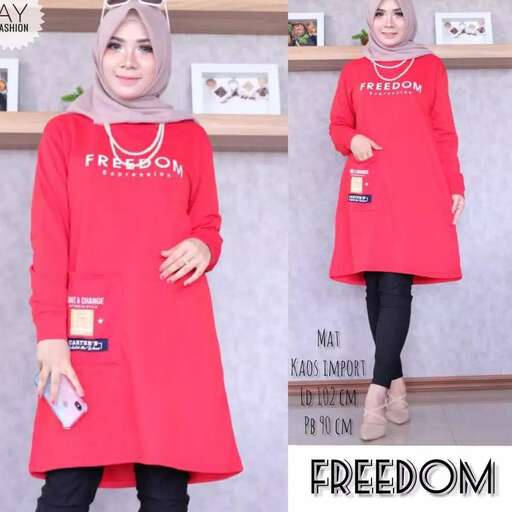 person in a red long sleeved shirt