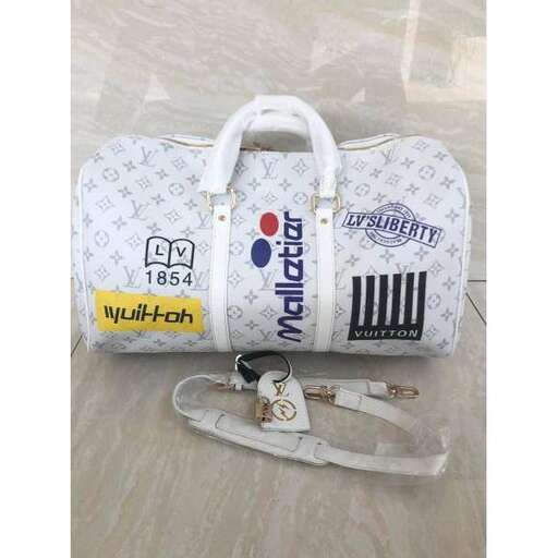 the bag is made from recycled plastic.