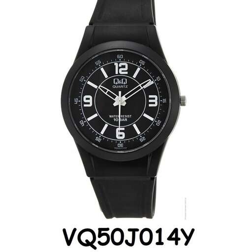 black watch with a black dial